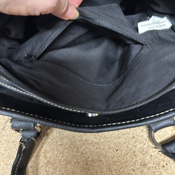 Black Silver Hardware Vintage purse. - Picture 10 of 16